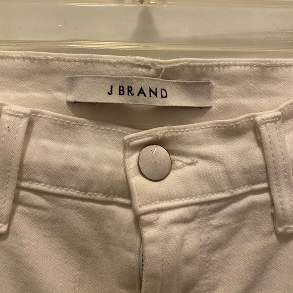 JBrand White Distressed Ankle Skinny Jeans - Picture 4 of 4
